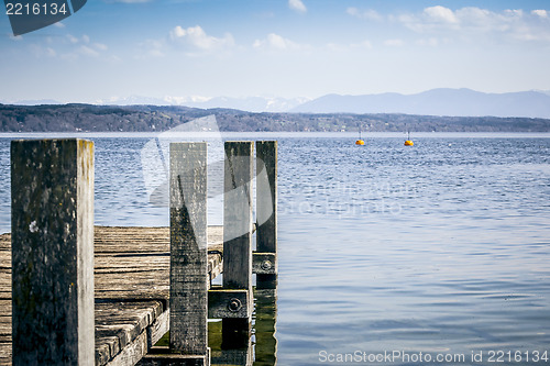 Image of wooden jetty