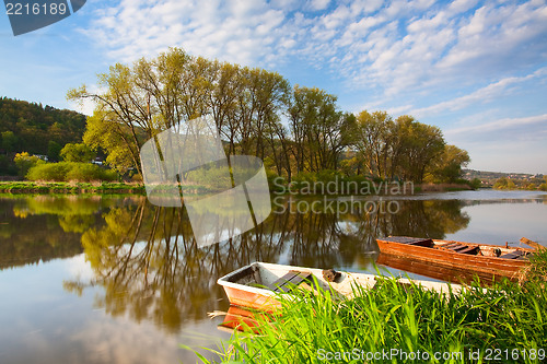 Image of Boats on the river