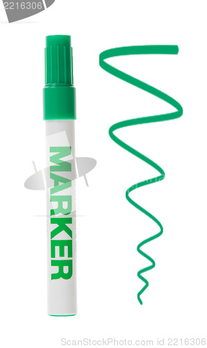 Image of Green whiteboard marker