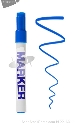 Image of Blue whiteboard marker