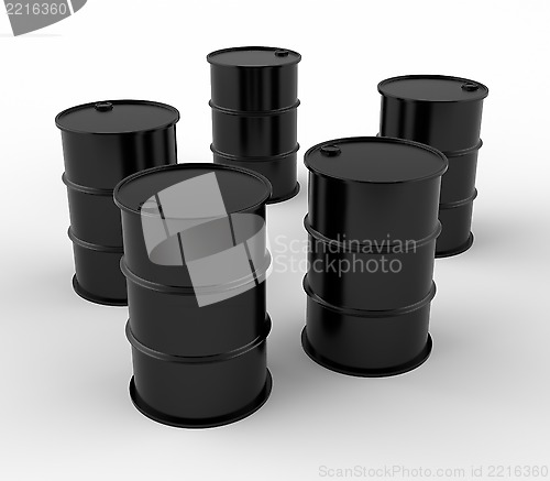 Image of Oil barrels