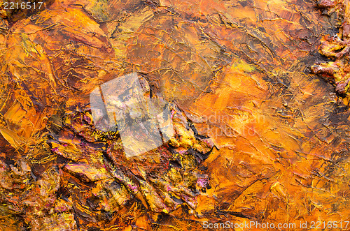 Image of color paint mix acrylic background art hand draw 