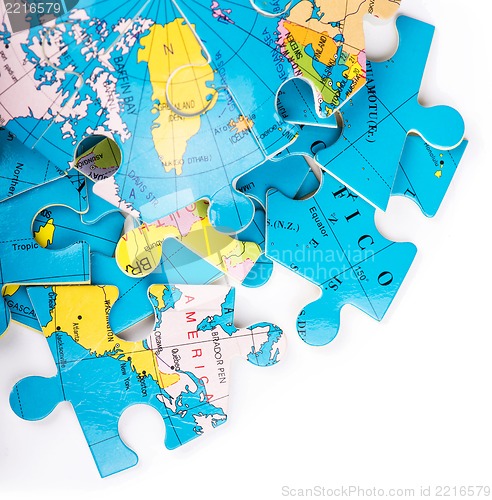 Image of globe  puzzles