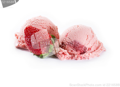 Image of Strawberry ice cream