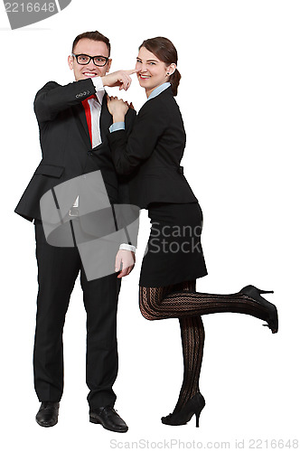 Image of Young Couple Having Fun