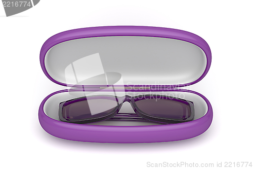 Image of Purple sunglasses