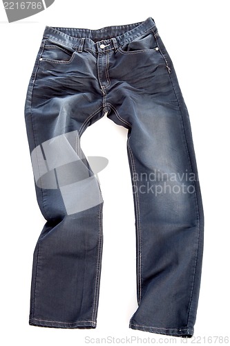 Image of dark blue jeans