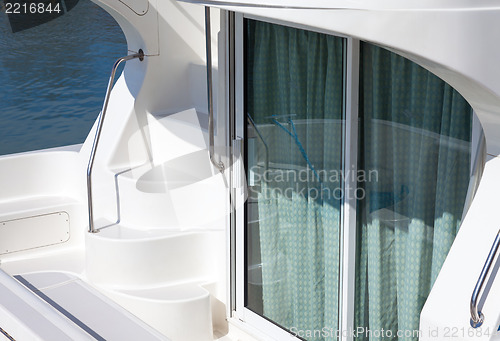 Image of Stern on a luxury boat