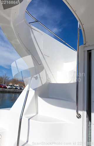 Image of Stairway on a luxury boat