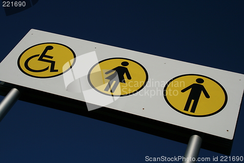 Image of Disabled Toilets Sign