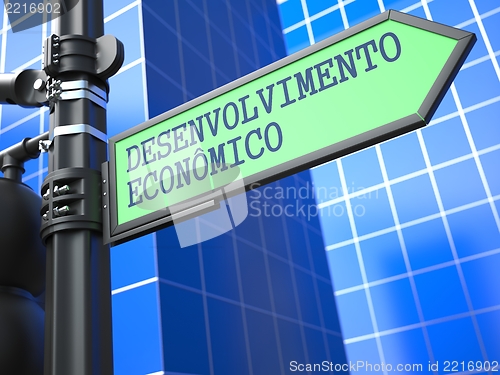 Image of Economic Development Concept. (Portuguese)