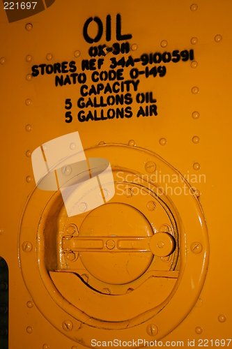 Image of Helicopter Fuel Oil Inlet