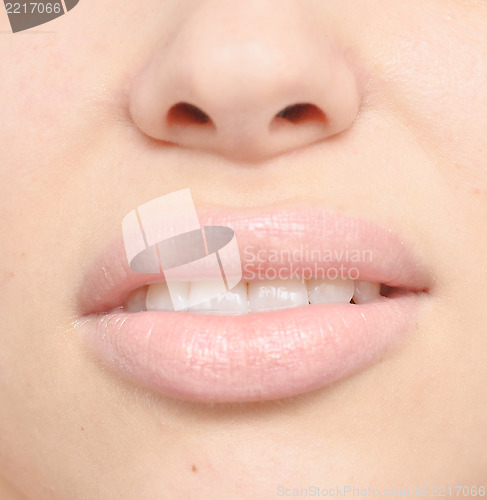 Image of woman lips
