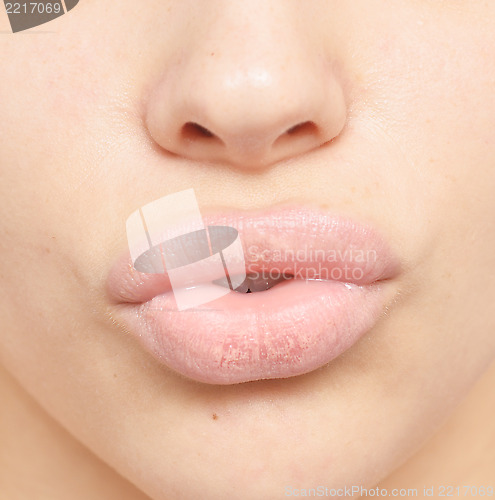 Image of woman lips
