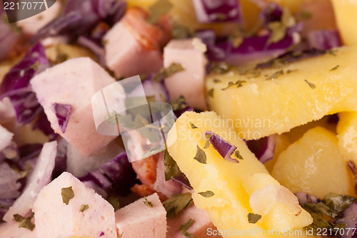 Image of Full frame take of potato salad