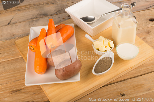 Image of Carrot and potato soup