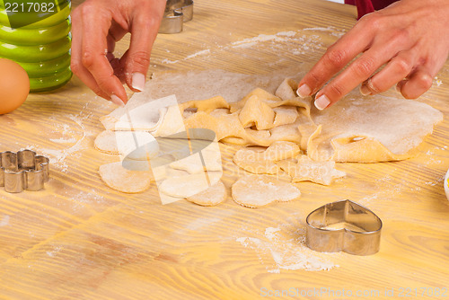 Image of Preparing cookies