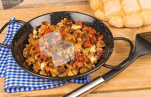 Image of Portion of  migas