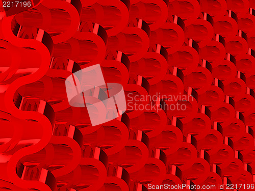 Image of Red Wavy Scales pattern or texture