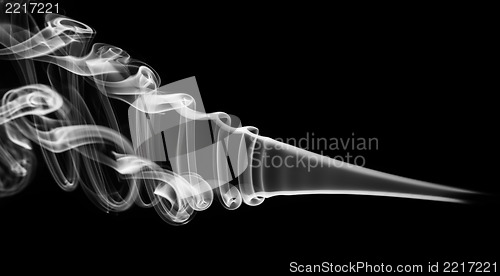 Image of Magic white abstract smoke patterns 