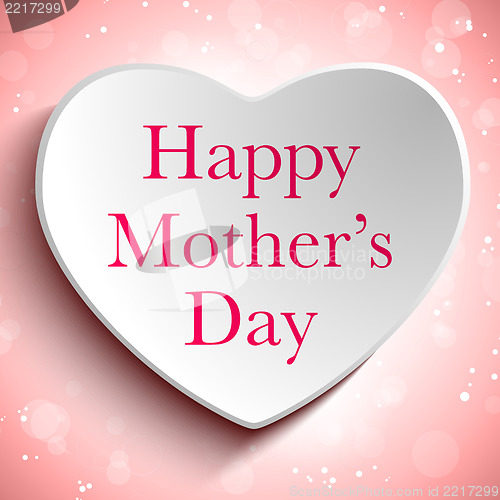 Image of Happy Mother Day Heart Background