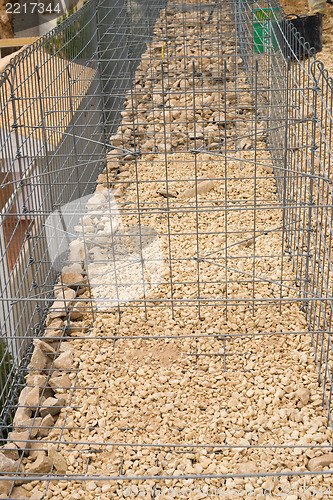 Image of Unfinished gabion cage