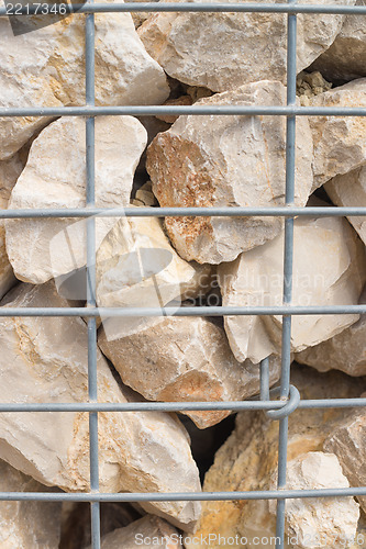 Image of Gabion retaining wall