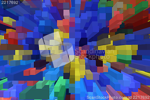 Image of Background from strips of different colors