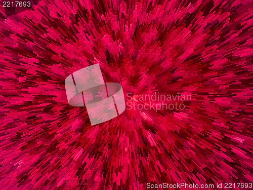 Image of red abstract background with beams