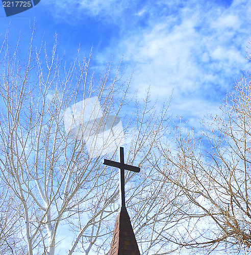 Image of Church steeple.