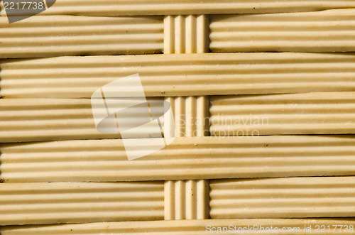 Image of rubber straps weaved basket  background 