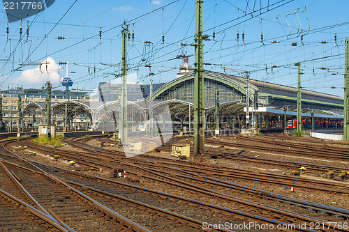 Image of Trains in station