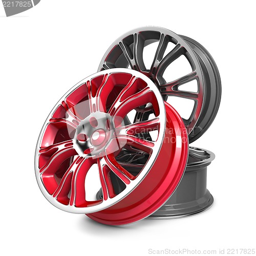 Image of Car Rims.