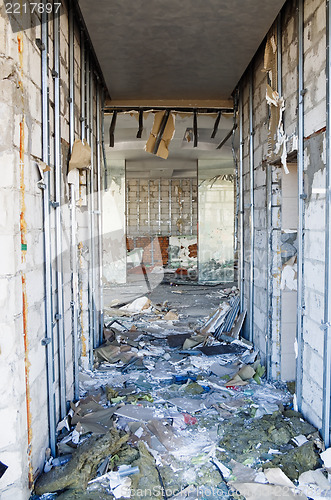 Image of destroyed room