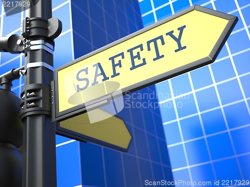 Image of Business Concept. Safety Sign.