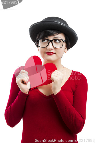 Image of Valentine's girl