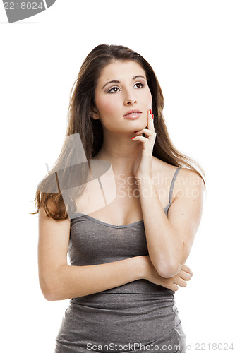 Image of Woman thinking