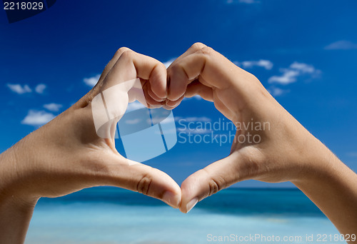 Image of Hands making a heart shape