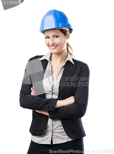 Image of Young female architect