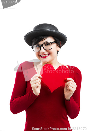 Image of Valentine's girl