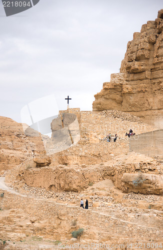 Image of Saint George monastery in judean desert