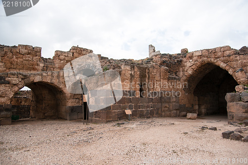 Image of Belvoir castle ruins in Galilee