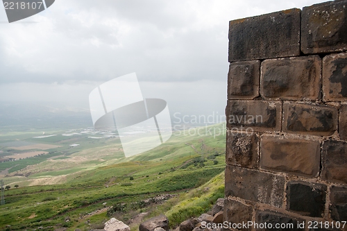 Image of Belvoir castle ruins in Galilee