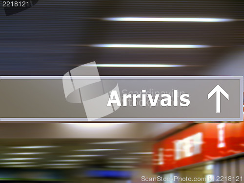 Image of Tourist info signage arrivals