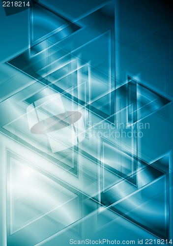 Image of Bright blue vector design
