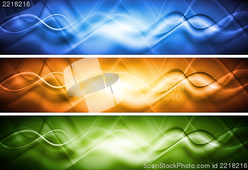 Image of Bright vector banners