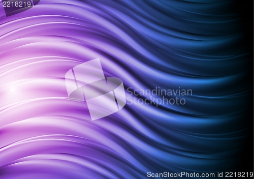 Image of Colourful waves. Vector backdrop
