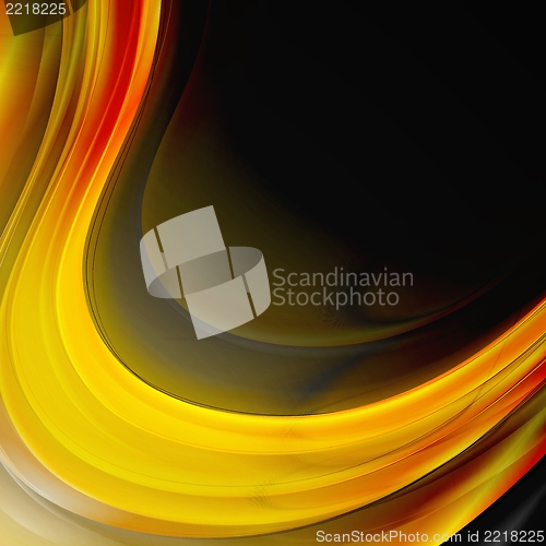 Image of Abstract wavy design. Vector background
