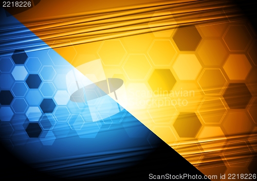 Image of Vibrant tech background