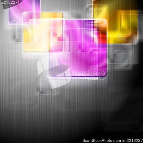 Image of Colourful squares. Vector background